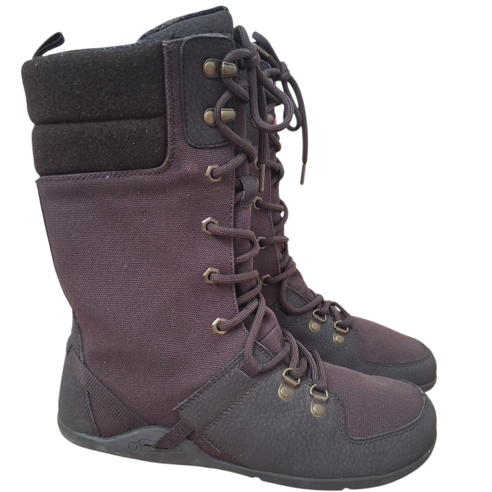 Xero Shoes Womens 9.5 Mika Weather Gorpcore Boots Water Repellent Chocolate Plum